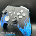 Custom PS5 and Xbox controller UK by Control Freakz featuring Hall Effect TMR thumbsticks, mouse click triggers, rear paddles and competitive gaming upgrades.