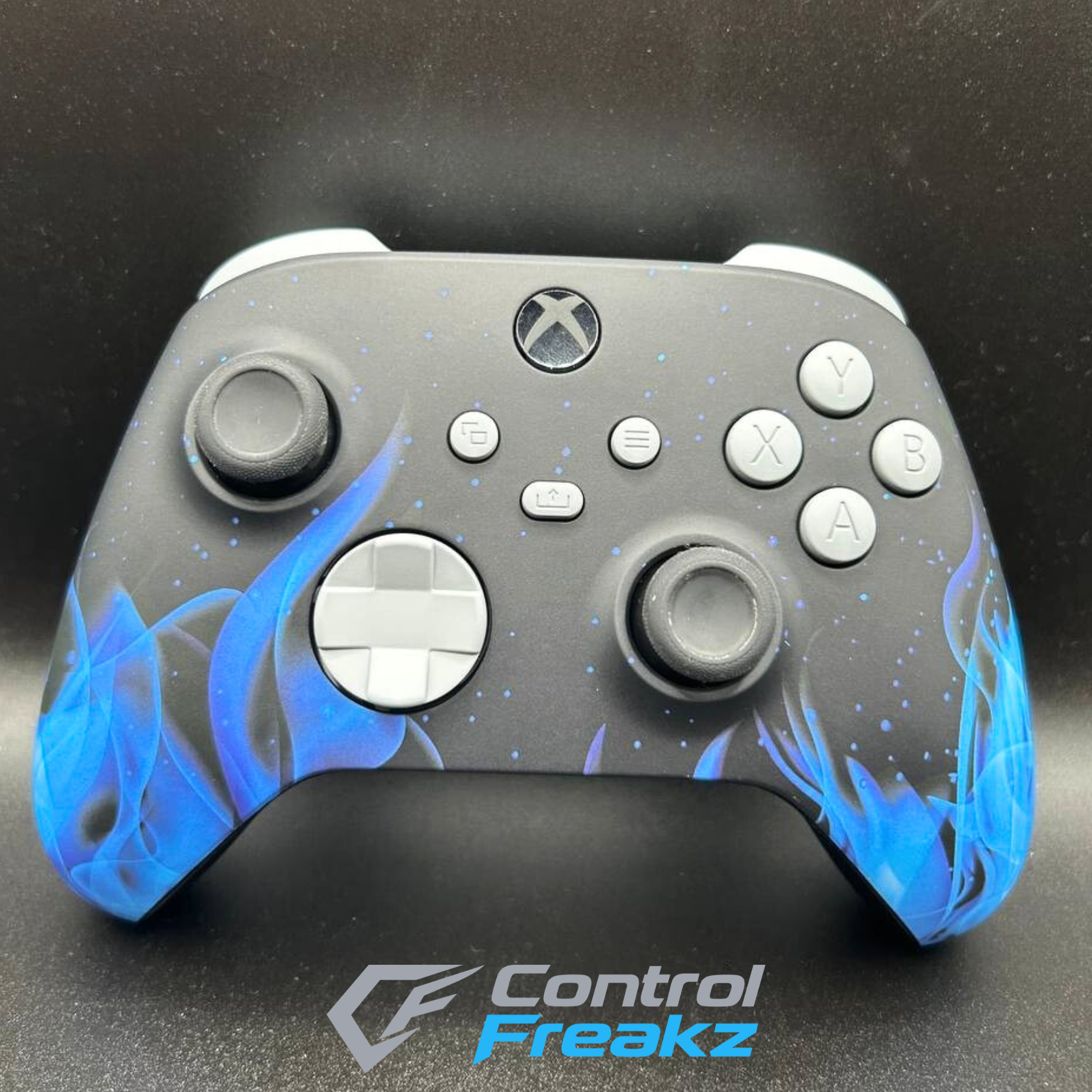 Control Freakz Xbox Blue Flame Performance Controller
