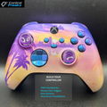 Custom  Xbox performance controller UK by Control Freakz featuring Hall Effect TMR thumbsticks, mouse click triggers, rear paddles and competitive gaming upgrades.